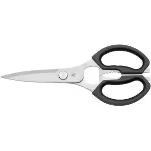 WMF 23 cm Mutfak Makası, Cromargan® Yüksek Kaliteli Paslanmaz Çelik, Plastik Sap, Şişe Açacaklı ve Konserve Kapağı Kaldırıcılı Çok Amaçlı Makas