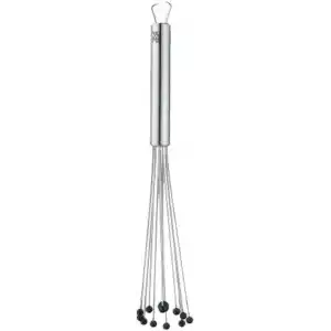 WMF Profi Plus Silikon Toplu Çırpıcı, 27 cm, Cromargan® Yüksek Kaliteli Yarı Mat Paslanmaz Çelik, 200°Cye Kadar Isıya Dayanıklı Silikon, Askı Halkalı, Bulaşık Makinesinde Yıkanabilir