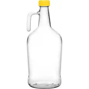 PAŞABAHÇE Galon Şişe 3 Litre, Plastik Kapak, Sarı 2003C Yeşil 2307C