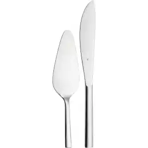 WMF Nuova 2 Parça Pasta Servis Seti, Pasta Bıçağı ve Pasta Spatulası, Cromargan® Yüksek Kaliteli Parlak Paslanmaz Çelik, Bulaşık Makinesinde Yıkanabilir