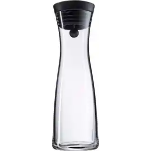 WMF Basic Cam Sürahi, 1 L, Silikon Kapaklı, CloseUp® Kapak Sistemli, Cam Su Sürahisi