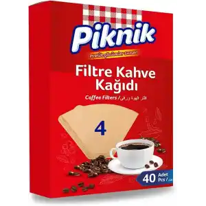 Piknik Kahve Filtre Kağidi 40li No:4