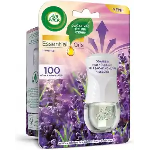Air Wick Elektrikli Oda Kokusu Esansiyel Yağlar Cihaz + Yedek Şişe Lavanta