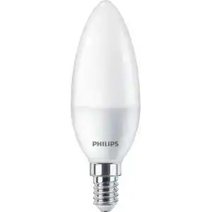 Philips LED 60W B38 E14 Mum Tipi Sarı Işık Dim Edilmez Ampul Tekli Paket