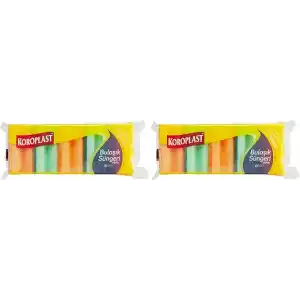 Koroplast Oluklu Bulaşik Süngeri 5li (1 x 5 Adet) 2li paket