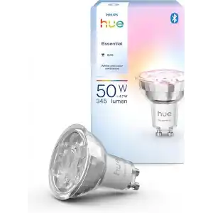Philips Hue Essential 4.7W GU10 345 Lumen Renkli Akıllı Spot Ampul - 15.000 Saat Ampul Kullanım Ömrü