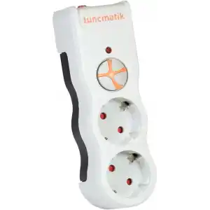 Tunçmatik Akım Koruyucu 2li Priz, Beyaz 1050 Joule