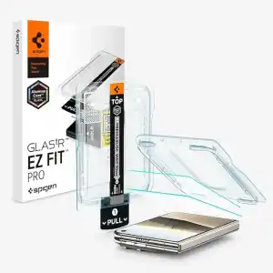 Spigen iPhone Duo ile Uyumlu Ekran Koruyucu Cam Kolay Kurulum Glas.tR EZ Fit Pro (2 Adet) - AGL12007