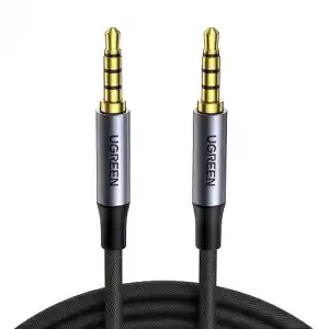 Ugreen 3.5mm Hi-Fi Erkek to Erkek TRRS Aux Ses ve Mikrofon Kablosu 2 Metre