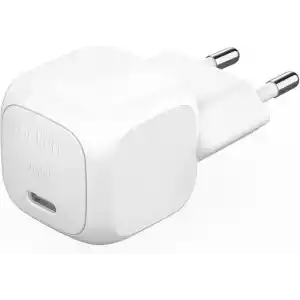 Belkin BoostCharge küp USB C duvar şarj cihazı, 20 W USB-C şarj cihazı, Apple iPhone 16, 16 Plus, 16 Plus, 16 Pro, 16 Pro Max, Samsung Galaxy S24, iPad, AirPods ve daha fazlası için