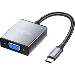 VegGieg Type-C to VGA 1080P 60Hz Çevirici Dönüştürücü Kablo Adaptör