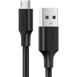 UGREEN 2.0 A USB-A & Micro USB Data ve Şarj Kablosu, 50 Santimetre, Siyah, ACBUGN60135