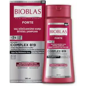 Bioblas Forte 360 ml Saç Dökülmelerine Karşı Şampuan