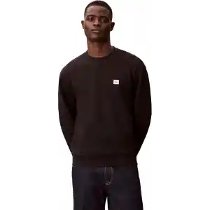 Calvin Klein Ls Eu 350Terry Badge Cn Bisiklet Yaka Sweatshirt, LV04RC273GUB1