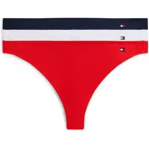 Tommy Hilfiger 3P LRX DIPPED THONG (EXT.SIZES) Tanga Kadın