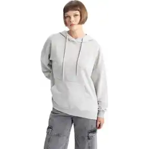 DeFacto Oversize Geniş Kalıp Kapüşonlu Sweatshirt