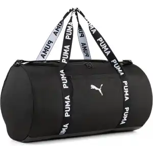 Puma AT ESS Barrel Bag Kadın Spor Çantası, PUMA Black, Tek Beden
