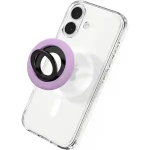 Spigen MagSafe Destekli Modeller ile Uyumlu Telefon Tutucu Halka Nano Pop Mag Fit Stand özellikli Purple - AMP09030