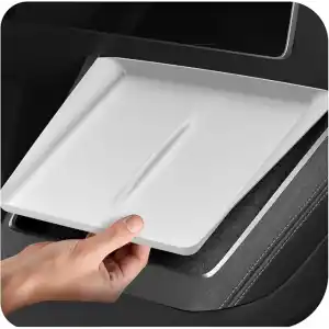 Spigen Tesla Model Y Juniper 2026-2025 Kablosuz Şarj Pedi Koruyucu Kaplama TO261JH White - ACP10032