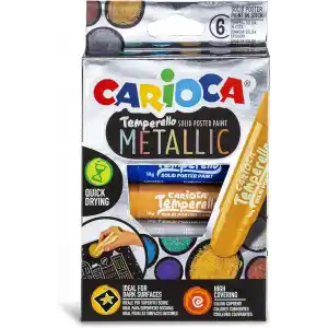 Carioca Temperello Stick Poster Boyama Kalemi Metalik 6Li