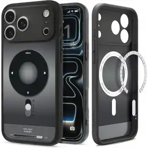 Spigen iPhone 18 Pro / 17 Pro ile Uyumlu MagSafe Kılıf Ultra Hybrid Mag Fit Classic Black - ACS10076