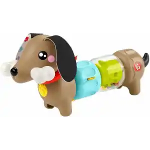 Fisher-Price Köpekçikle Eğlenceli Aktiviteler Bebeklerin duyularını ve ince motor becerilerini geliştirmeye yardımcı Fisher-Price FP Pets Hareketli Köpekçik HTW91