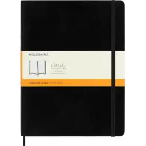 Moleskine Çizgili Siyah Defter XL Boy Yumuşak Kapak