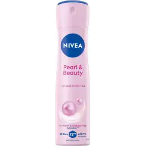 NIVEA Kadın Sprey Deodorant Pearl&Beauty 150 ml,72 Saat Terlemeye Karşı Anti Perspirant Koruma,Doğal İnci Özleri ve Avokado Yağı,Yumuşak,Pürüzsüz Koltuk Altı,Alkol İçermez