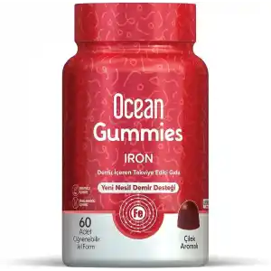 Ocean Gummies Iron, Çiğnenebilir Jel Form