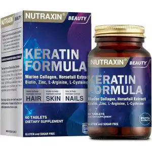 Nutraxin Beauty Keratin Formula 60 Tablet Takviye Edici Gıda