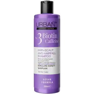 Urban Care Expert No.3 Biotin & Caffeine Dökülme Karşıtı Saç Bakım Şampuanı 350 ml -Vegan