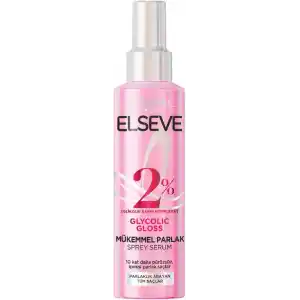 LOréal Paris Elseve Glycolic Gloss Mükemmel Parlaklık Veren Saç Bakım Sprey Serumu 150ml