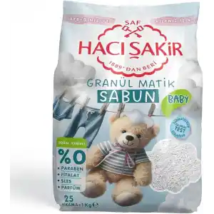 Hacı Şakir Granül Matik Sabun Otomatik Makineler İçin Sabun 25 Yıkama (1 x 1000 g)