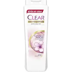 Clear Besleyici Şampuan Kepeğe Karşı Etkili Yumuşak ve Parlak Saçlar 600 ml