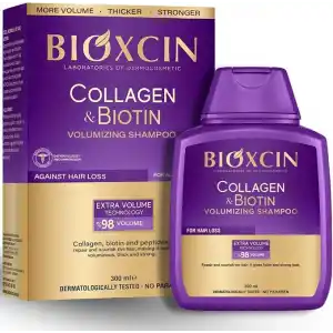 Bioxcin Collagen & Biotin Hacim Şampuanı 300 ml – İnce Telli ve Hacimsiz Saçlar İçin Dolgunlaştırıcı ve Güçlendirici Bakım