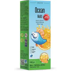 Ocean Multi Şurup Ballı-Portakal Aromalı 150ml