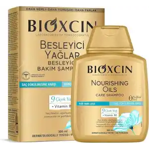 Bioxcin Besleyici Yağlar Şampuan 300 ml – Kuru ve Yıpranmış Saçlar İçin, 9 Çiçek Yağı, Pantenol ve BioComplex B11 İçerikli, Sülfatsız