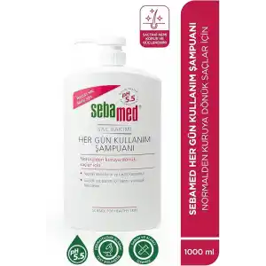 Sebamed Besleyici Onarıcı Kuru ve Hassas Saç Tipine Özel Her Gün Kullanım Günlük Saç Bakım Şampuanı 1000ml
