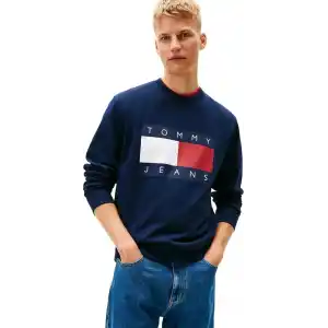 Tommy Hilfiger TJM REG BIG FLAG CNECK EXT Sweatshirt Erkek