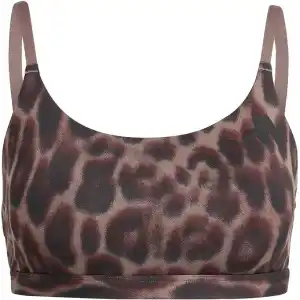 adidas Optime Essentials Workout Leopard Light Support Bra