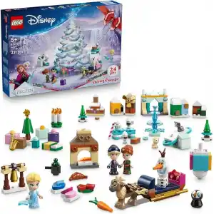 LEGO ǀ Disney Karlar Ülkesi 2025 Yılbaşı Takvimi 43273 – 5 Yaş ve Üzeri Prenses Seven Çocuklar için Yaratıcı Oyuncak Yapım Seti, Eğlenceli Yılbaşı Hediyesi ve Sürprizlerle Dolu Oyun (231 Parça)