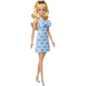 Barbie® Büyüleyici Parti Bebekleri - Mavi Fiyonklu Elbiseli