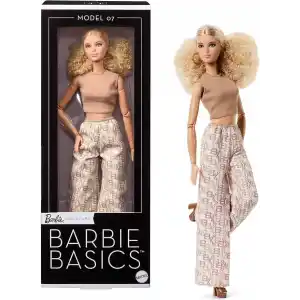 Barbie Basics 07 Siyah Uzun Saçlı JJX26