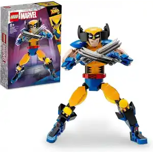 LEGO Marvel Wolverine Yapım Figürü 76257 – 8 Yaş ve Üzeri Kız ve Erkek Çocuklar için Süper Kahraman Hediyesi Fikri, 3 Uzayan Pençe Gibi Orijinal Detaylar İçeren Yaratıcı Oyuncak Yapım Seti (327 Parça)