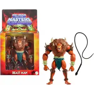 1980lerin Masters of the Universe Origins çizgi dizisinden ilham alan ve ayrıntılı tasarıma sahip 14 cmlik MOTU Origins Deluxe Beast Man Aksiyon Figürü, JHK09