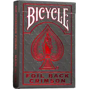 Bicycle Metalluxe Red Oyun Kartları