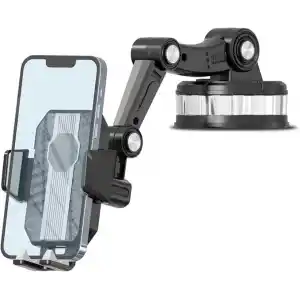 KingMa 360° Dönebilen Vakumlu Torpido ve Cam için Araç Içi Telefon Tutucu