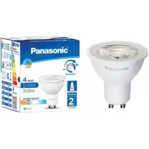 PANASONIC GU10 LED DİMLi LAMBA, SICAK BEYAZ IŞIK 4W 310LM 3000K