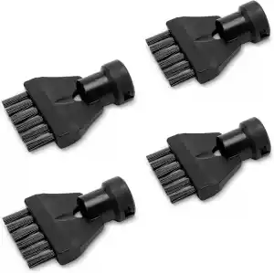 Kärcher Orijinal derz fırçası seti, 4 fırçalı, tüm Kärcher SC EasyFix ve Deluxe buharlı temizleyiciler için, siyah