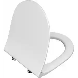 VitrA Sento 120-003R009 Yavaş Kapanır Slim Klozet Kapağı, Duroplast, Beyaz